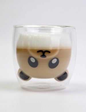 Стакан с двойными стенками Рanda  250 мл. 83- фото 1 - интернет-магазин обуви Pratik