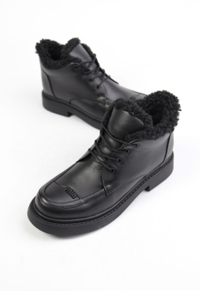 Ботинки кожаные Benito 1330/01/16 new- фото 1 - интернет-магазин обуви Pratik