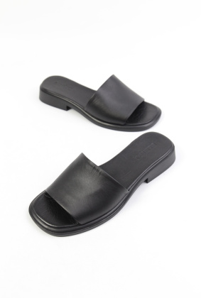 Шлепанцы кожаные Benito 0041-4/01 new- фото 1 - интернет-магазин обуви Pratik