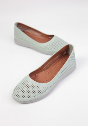 Балетки кожаные Benito 23367/38 new- фото 1 - интернет-магазин обуви Pratik