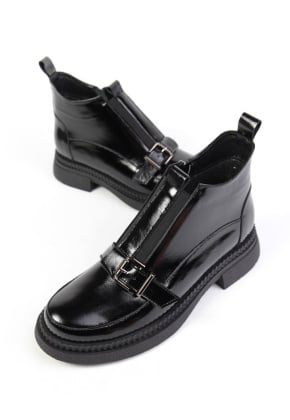 Ботинки кожаные Benito 1282/12/02 new- фото 1 - интернет-магазин обуви Pratik