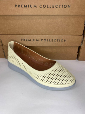 Балетки кожаные Benito GL0810 new- фото 1 - интернет-магазин обуви Pratik