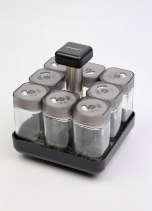 Набор для специй на вращающейся подставке  77- фото 1 - интернет-магазин обуви Pratik