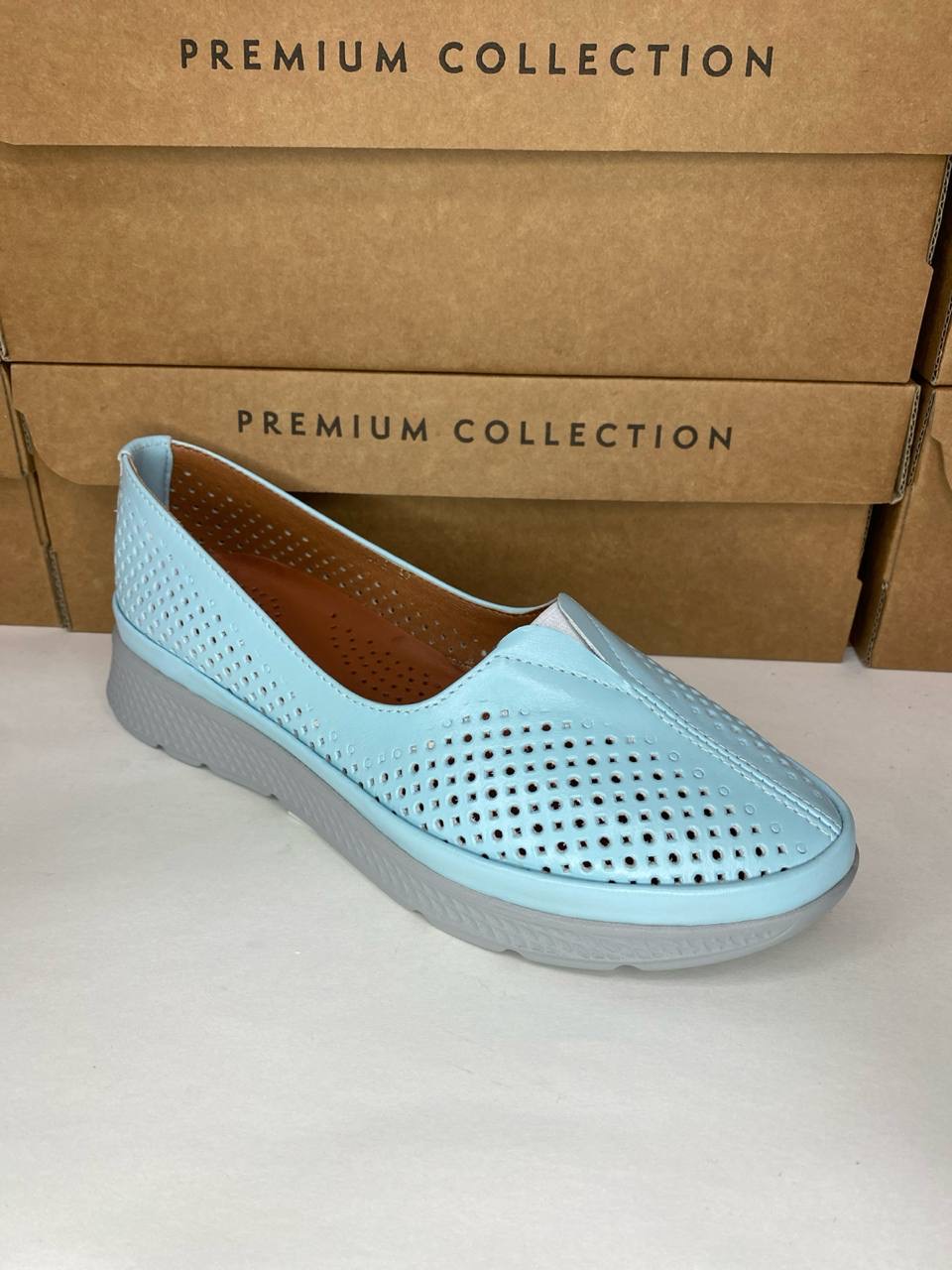 картинка Балетки кожаные Benito от магазина Pratik