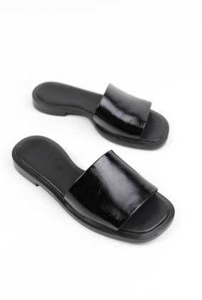 Шлепанцы кожаные Benito 0041/12 new- фото 1 - интернет-магазин обуви Pratik