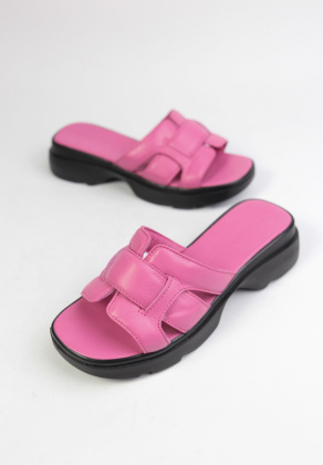 Шлепанцы кожаные Benito 0048-3/72 new- фото 1 - интернет-магазин обуви Pratik