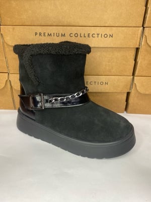 Угги замшевые Benito GL0945 new- фото 1 - интернет-магазин обуви Pratik