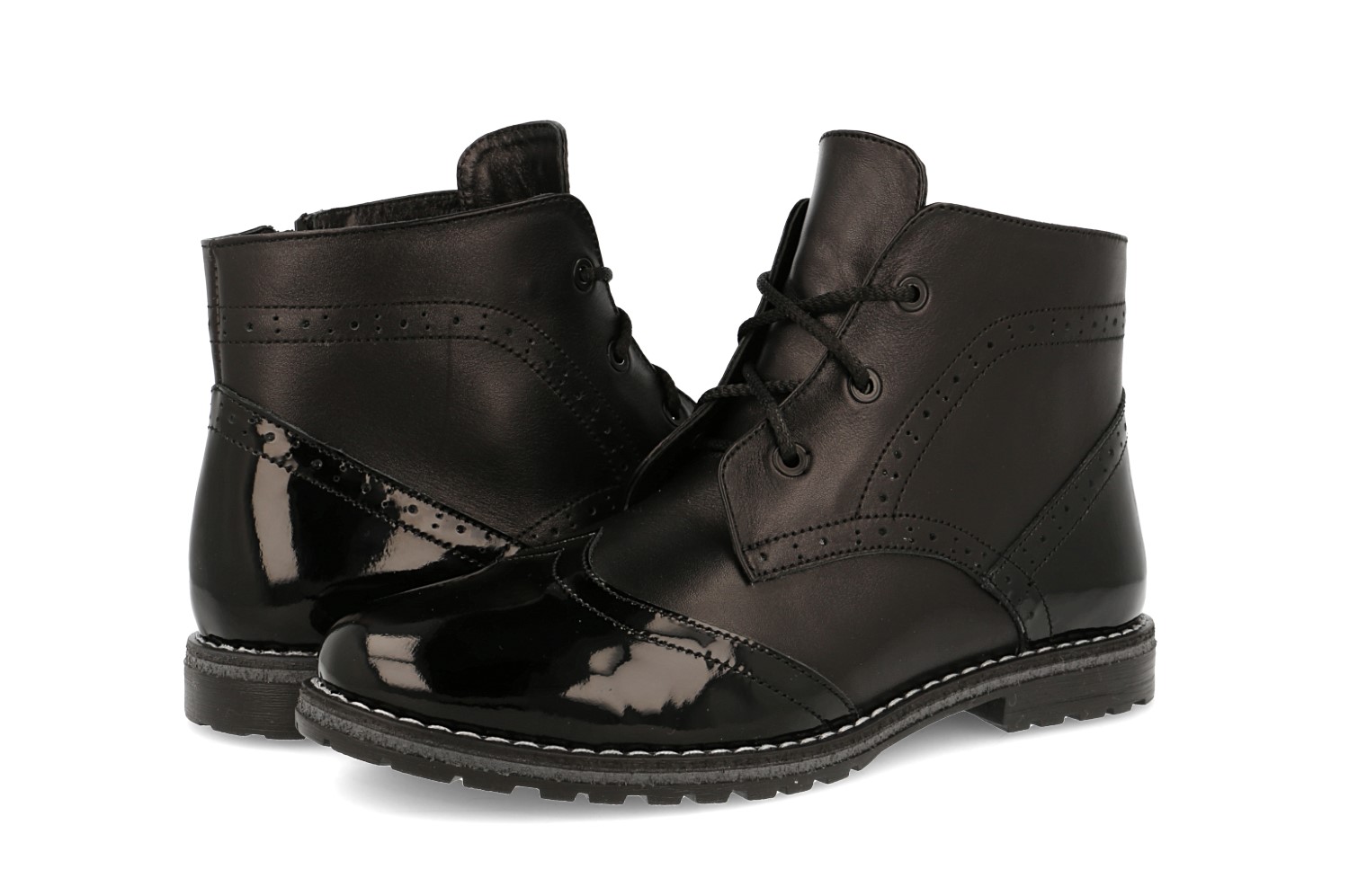 Ботинки кожаные Mariani 619/01 фото 1 - интернет-магазин обуви Pratik