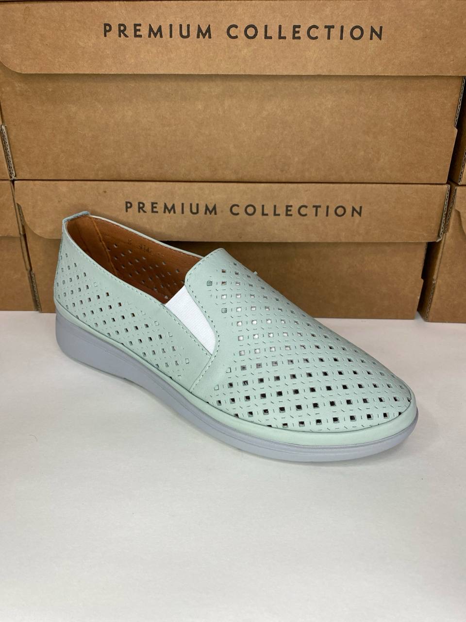 картинка Слипоны кожаные Benito от магазина Pratik