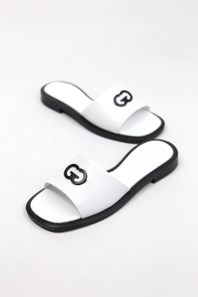 Шлепанцы кожаные Benito 0054/06 new- фото 1 - интернет-магазин обуви Pratik