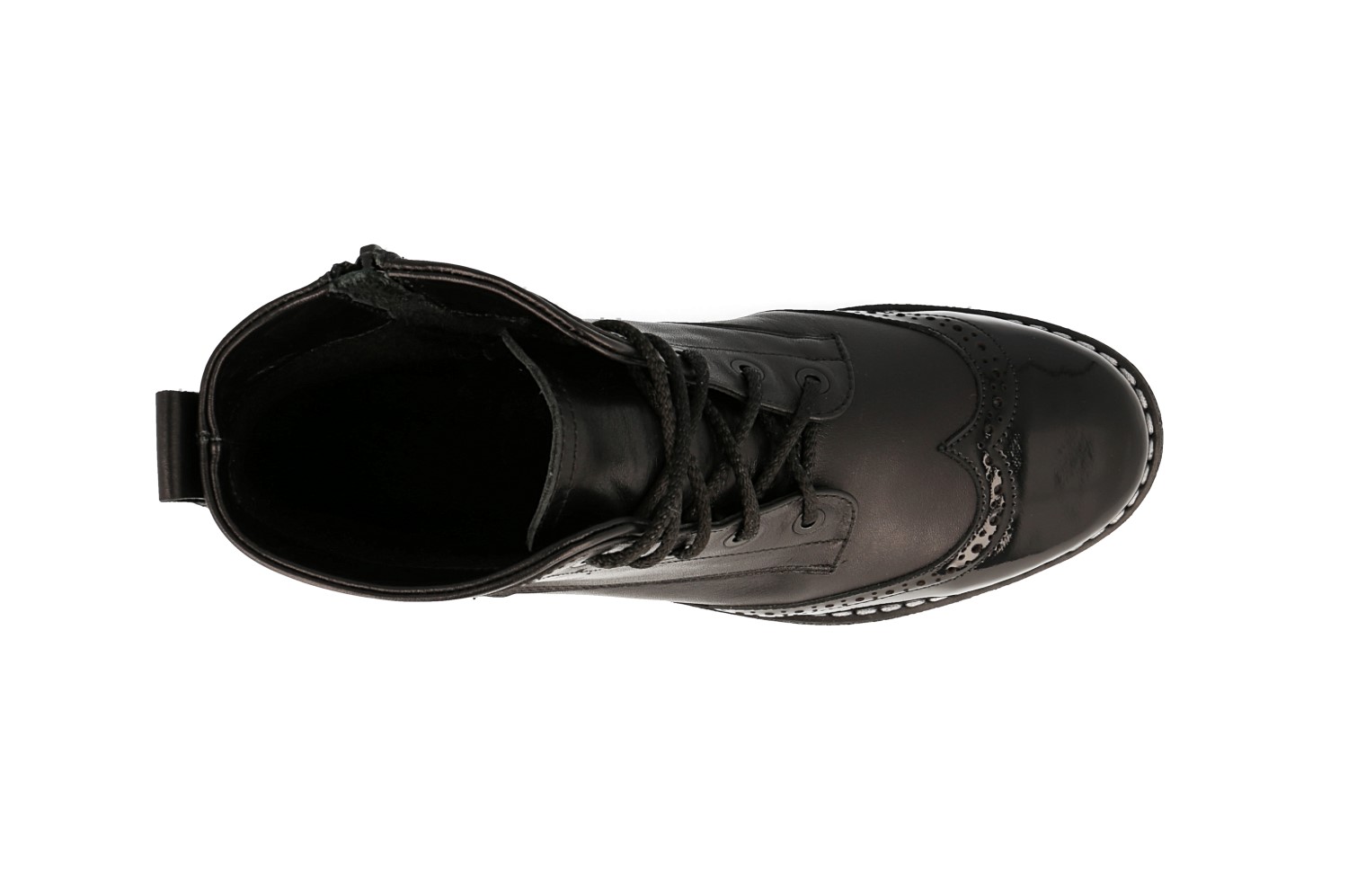 Ботинки кожаные Mariani 753/01 фото 2 - интернет-магазин обуви Pratik