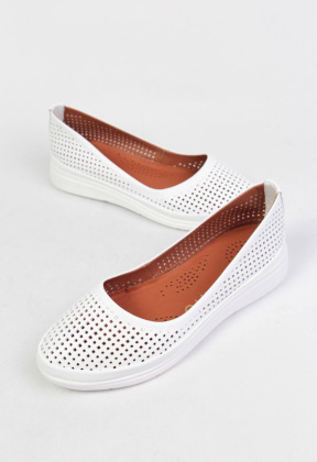 Балетки кожаные Benito 23367/1 new- фото 1 - интернет-магазин обуви Pratik