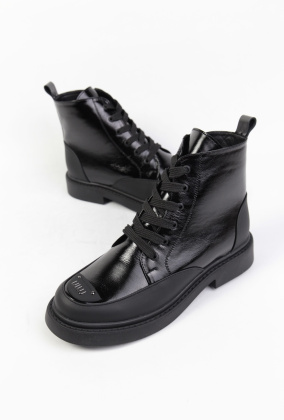 Ботинки кожаные Benito 1273/12/03 new- фото 1 - интернет-магазин обуви Pratik