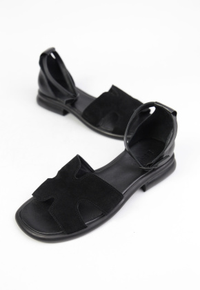 Сандалии замшевые Benito 0112/02 new- фото 1 - интернет-магазин обуви Pratik