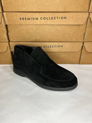 Ботинки замшевые Benito 34254/35 new- фото 1 - интернет-магазин обуви Pratik