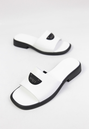 Шлепанцы кожаные Benito 0054-1/06 new- фото 1 - интернет-магазин обуви Pratik