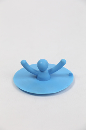 Пробка для ванны и раковины силиконовая, Синяя 86- фото 1 - интернет-магазин обуви Pratik