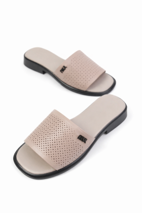 Шлепанцы кожаные Benito 0128/71 new- фото 1 - интернет-магазин обуви Pratik