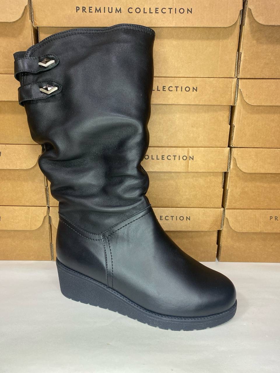 картинка Сапоги кожаные Benito от магазина Pratik