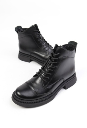 Ботинки кожаные Benito 1270/01/02 new- фото 1 - интернет-магазин обуви Pratik