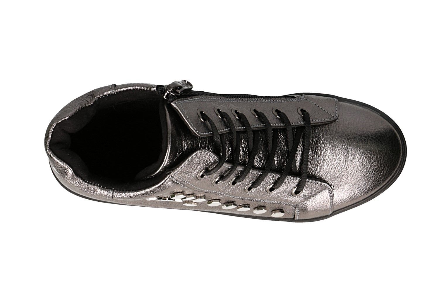 Ботинки кожаные Bells BE1495serebro фото 7 - интернет-магазин обуви Pratik