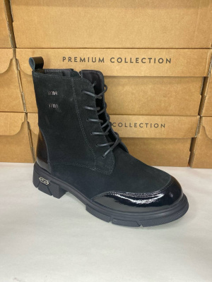 Ботинки замшевые Benito GL1018 new- фото 1 - интернет-магазин обуви Pratik