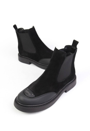 Ботинки замшевые Benito 1275/02-01m/03 new- фото 1 - интернет-магазин обуви Pratik