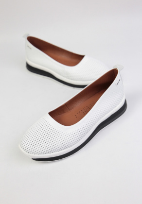 Балетки кожаные Benito 24180/1 new- фото 1 - интернет-магазин обуви Pratik