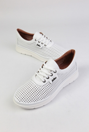 Кроссовки кожаные Benito 24158/1 new- фото 1 - интернет-магазин обуви Pratik