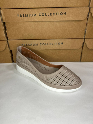 Балетки кожаные Benito 23367/40 new- фото 1 - интернет-магазин обуви Pratik