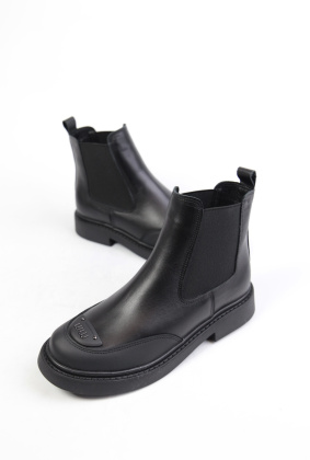 Ботинки кожаные Benito 1275/01-01m/03 new- фото 1 - интернет-магазин обуви Pratik