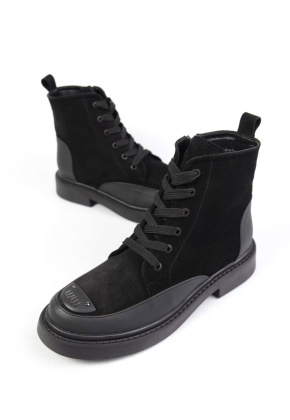 Ботинки замшевые Benito 1273/02-01m/02 new- фото 1 - интернет-магазин обуви Pratik