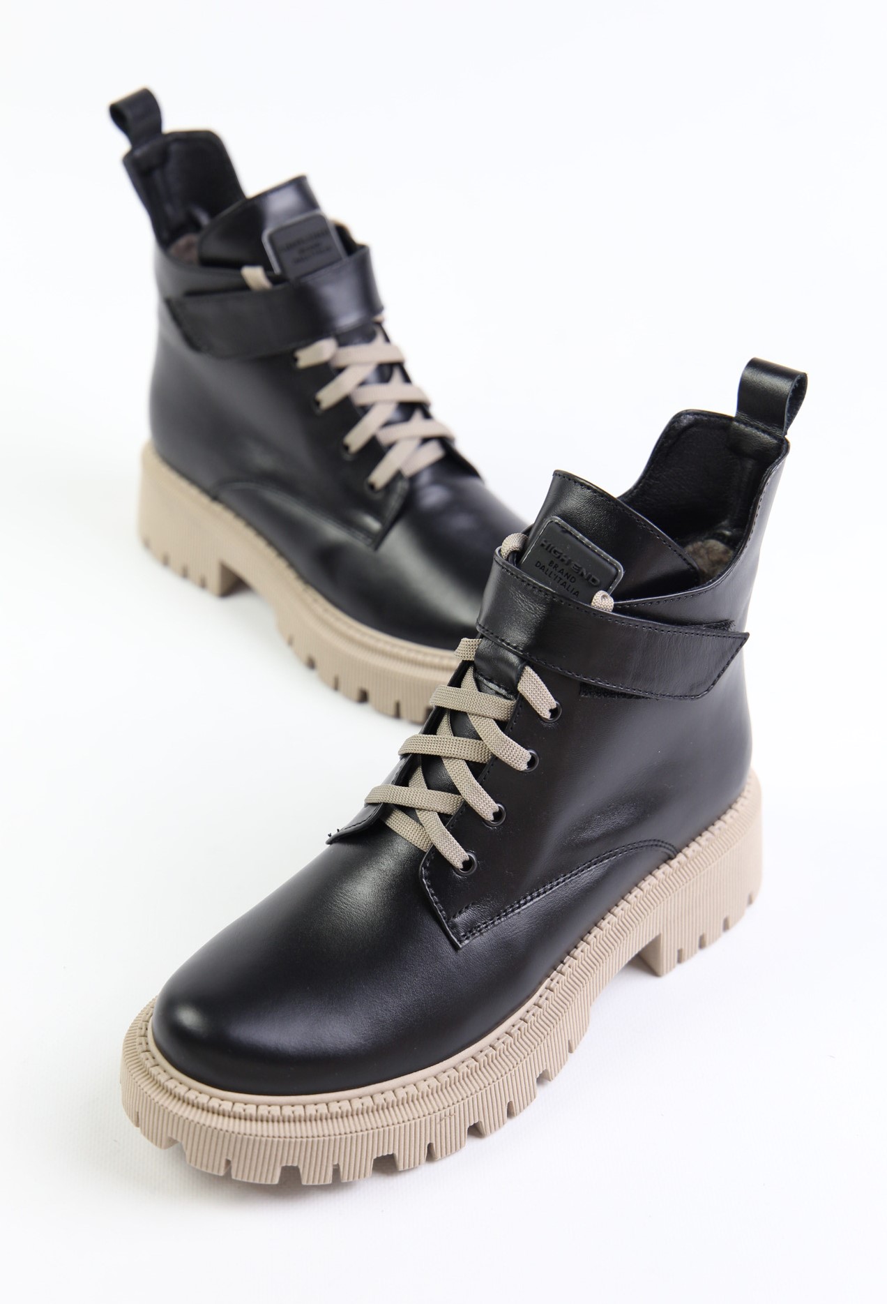 Ботинки кожаные Benito 1158/01/03 фото 1 - интернет-магазин обуви Pratik