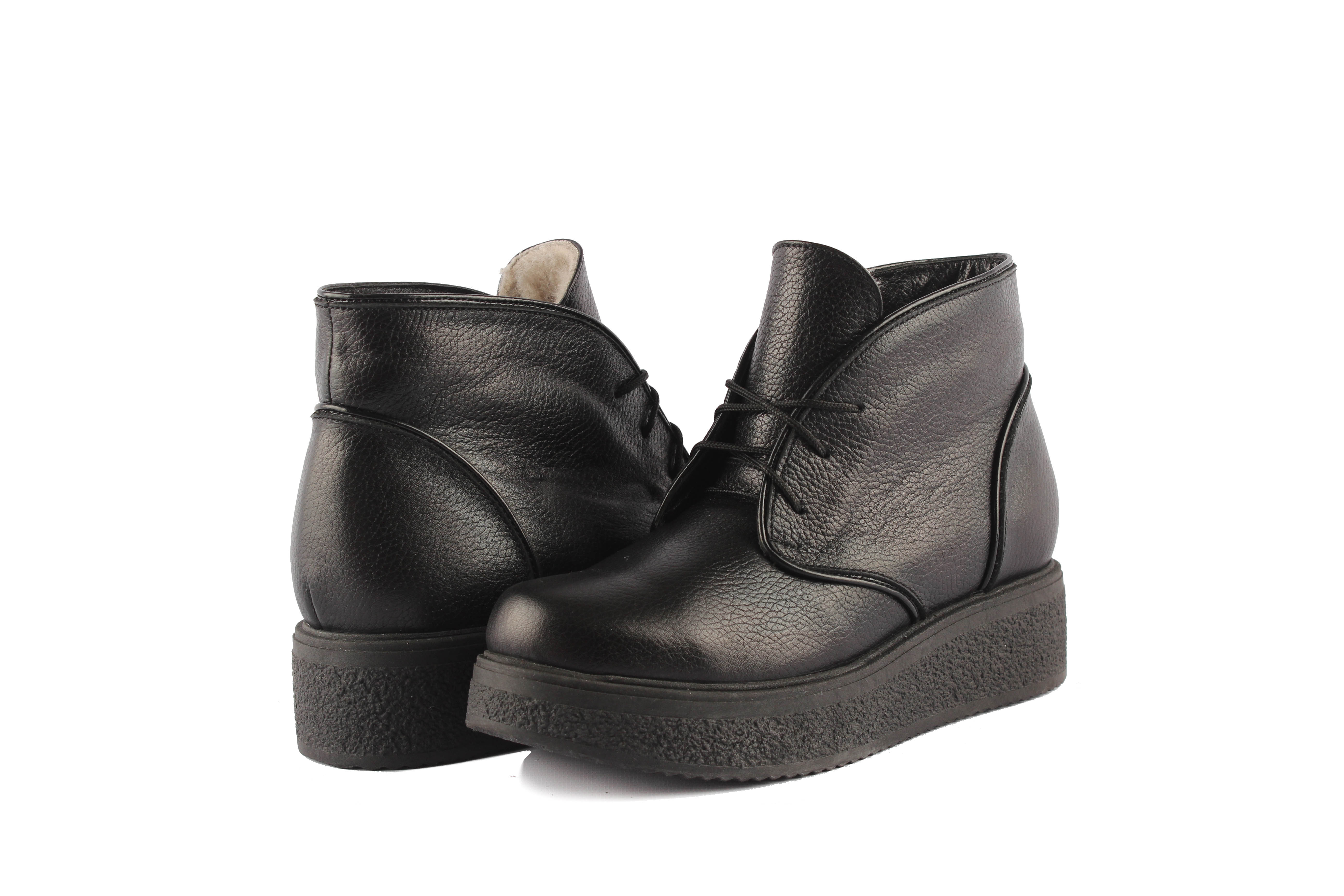 Ботинки кожаные Mariani 607/28 фото 1 - интернет-магазин обуви Pratik