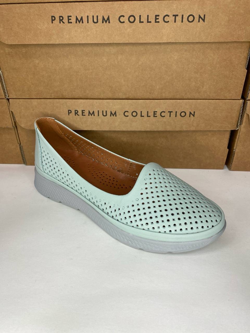 картинка Балетки кожаные Benito от магазина Pratik