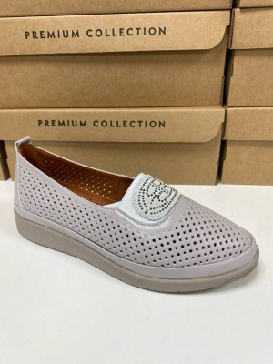 Слипоны женские Benito GL0260- фото 1 - интернет-магазин обуви Pratik