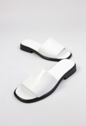 Шлепанцы кожаные Benito 0041-4/06 new- фото 1 - интернет-магазин обуви Pratik