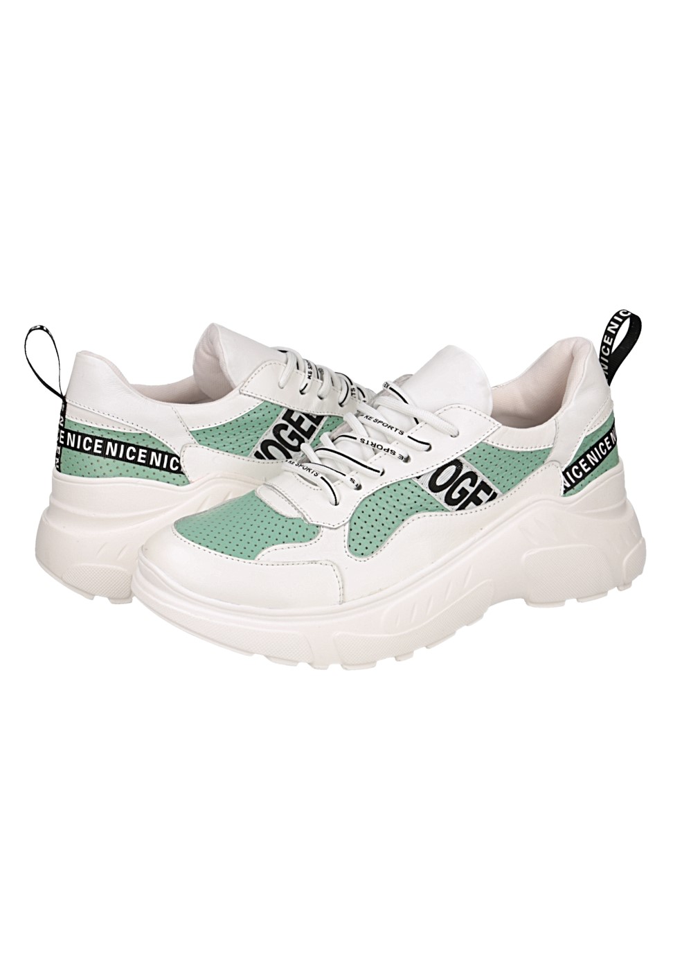 картинка Кроссовки кожаные Moderate от магазина Pratik