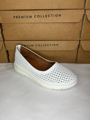 Балетки кожаные Benito 24216/1 new- фото 1 - интернет-магазин обуви Pratik