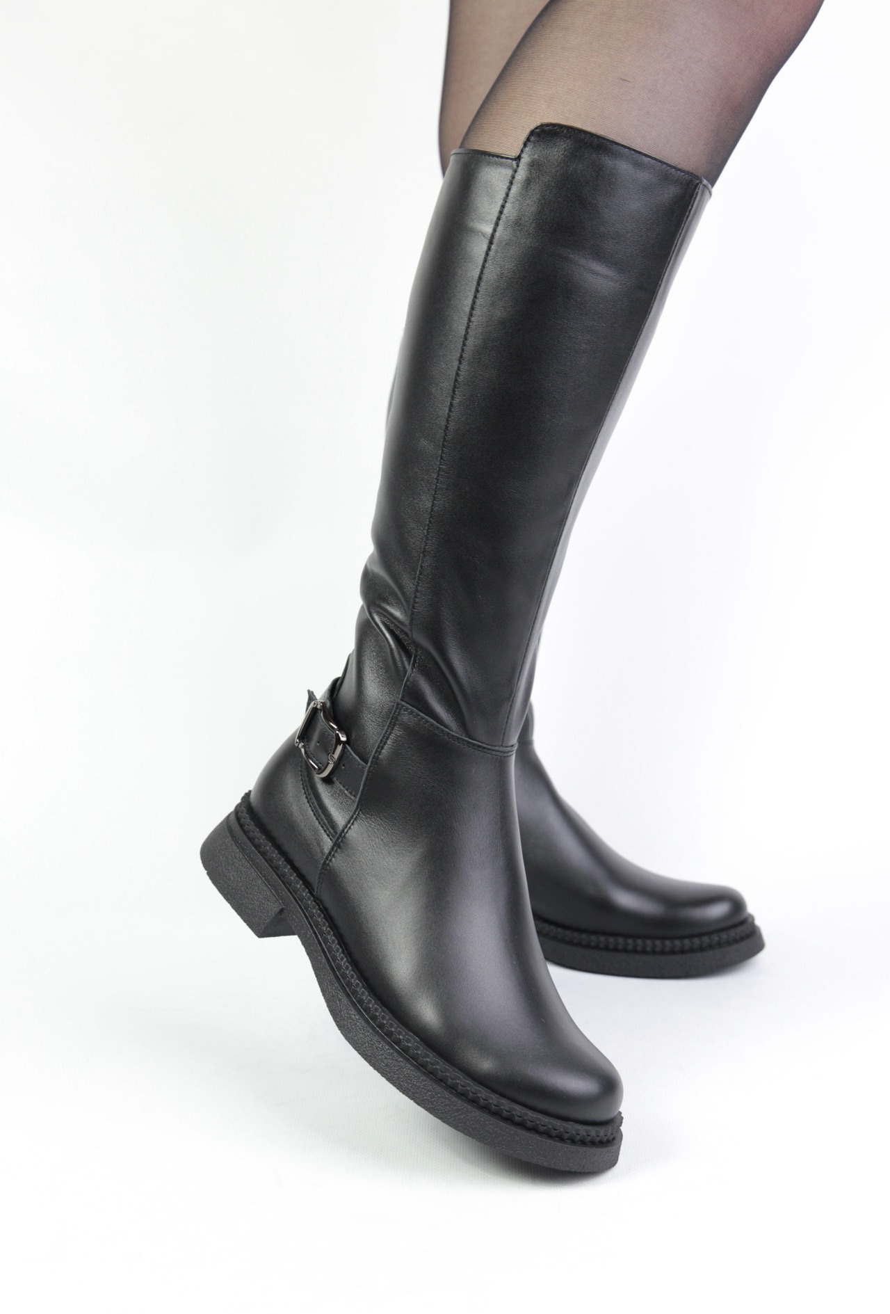 картинка Ботфорты кожаные Benito от магазина Pratik