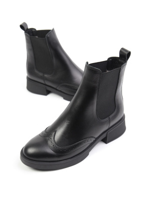 Ботинки кожаные Benito 1130-1/01/03 new- фото 1 - интернет-магазин обуви Pratik