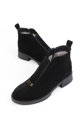 Ботинки замшевые Benito 1204-1/02/03 new- фото 1 - интернет-магазин обуви Pratik