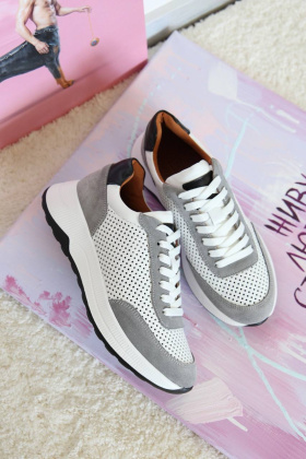 Кроссовки кожаные Benito 2143.1/06-23-01/07 new- фото 1 - интернет-магазин обуви Pratik