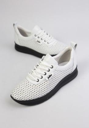 Кроссовки кожаные Benito 24147/1 new- фото 1 - интернет-магазин обуви Pratik