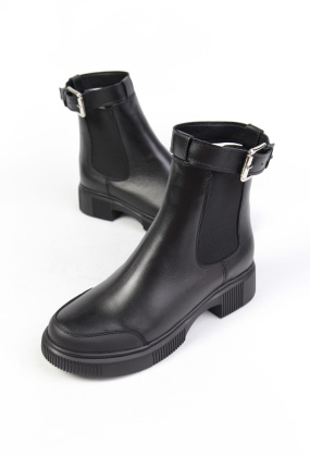 Ботинки кожаные Benito 1298/01/03 new- фото 1 - интернет-магазин обуви Pratik