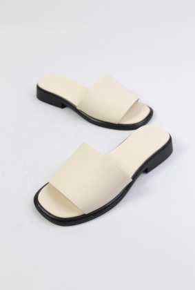 Шлепанцы кожаные Benito 0041-4/77 new- фото 1 - интернет-магазин обуви Pratik