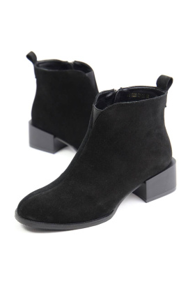 Ботильоны замшевые Benito 1208/02/02 new- фото 1 - интернет-магазин обуви Pratik