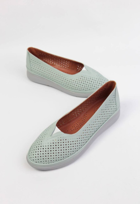 Балетки кожаные Benito 23878/38 new- фото 1 - интернет-магазин обуви Pratik