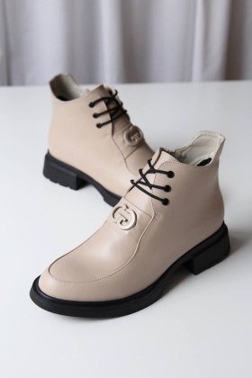 Ботинки кожаные Benito 1219/43/02- фото 1 - интернет-магазин обуви Pratik