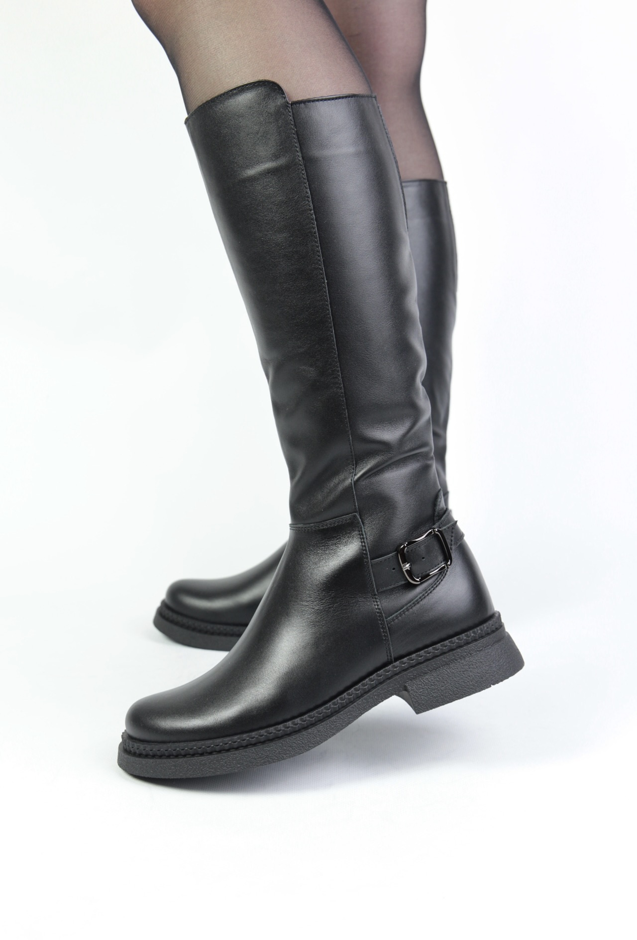 картинка Ботфорты кожаные Benito от магазина Pratik